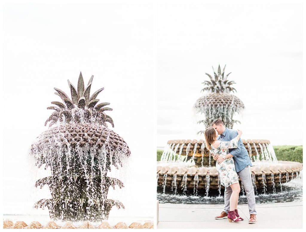 Famous Charleston Pineapple Fountain Photoshoot