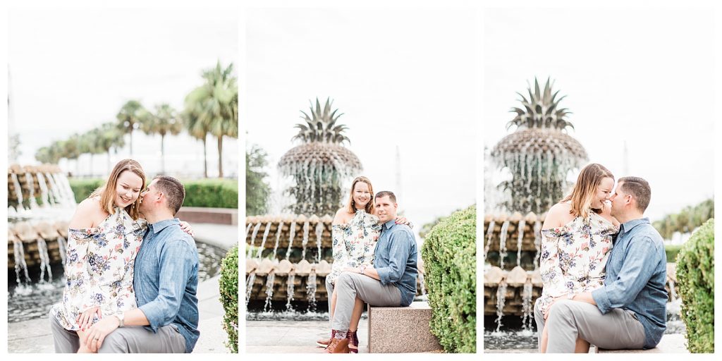 Charleston Fountain Couples Session